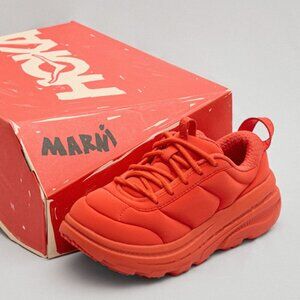 Brand-New HOKA x Marni Bondi B3LS Poinciana Sneaker - women's 9
